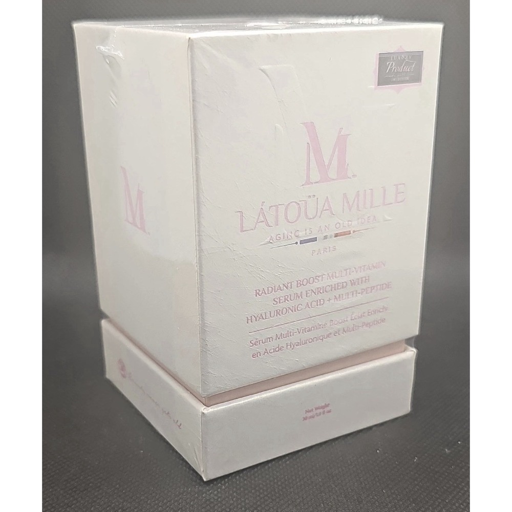 Latoua Mille Radiant Boost Multi-Vitamin Hydrating HA Serum Face/Neck 30ml